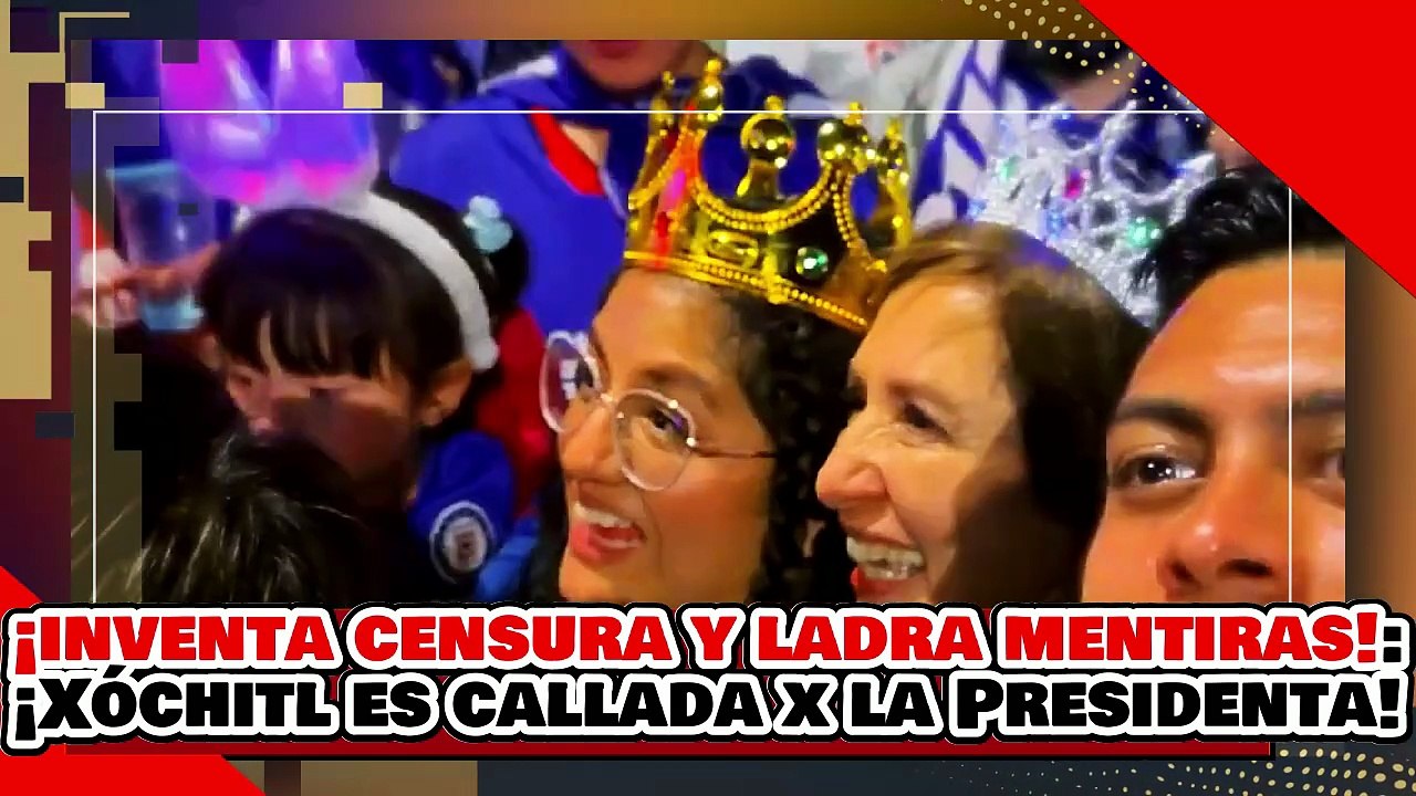 🔥🚨¡INVENTA CENSURA Y LADRA MENTIRAS! ¡la NARKO BRUTARGA XÓCHITL es CALLADA x la PRESIDENTA CLAUDIA!