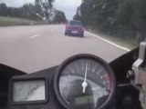 Yamaha r1 Turbo vs Honda CBR vs Audi Rs2