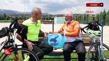 Kayseri'de 60'ında sağlık için pedal çeviriyorlar