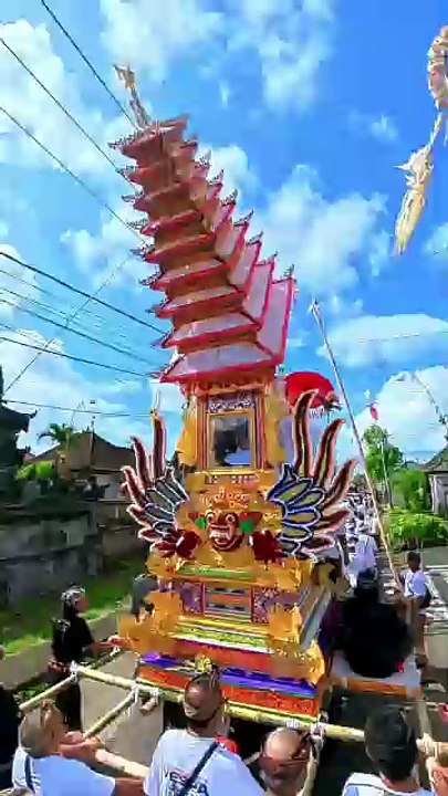 Pelebon Bali...  #Pelebon #PelebonBali #TradisiBali #BaliVibes #Bali