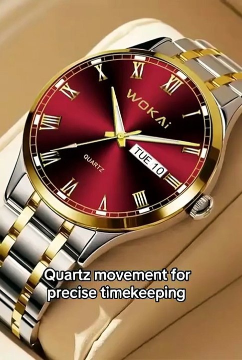 Elegant quartz watch with precision, style, and timeless sophistication ⌚✨  #QuartzWatch #LuxuryWatch #Timepiece #WristWatch #ElegantStyle #WatchLover #ClassicFashion #TimelessStyle