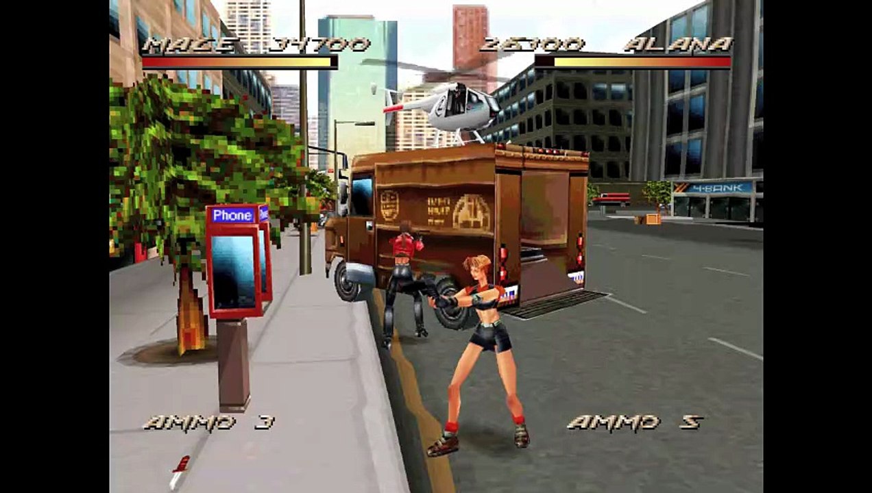 Fighting Force Full Game PS1 | 2 Player Co-op Gameplay | Mace & Alana | Ending Included