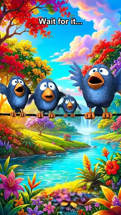 Magic Flower Explosion! 🌸🐦 Talking Birds On A Wire Game