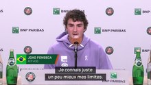 Roland-Garros - Fonseca : "Je connais un peu mieux mes limites"