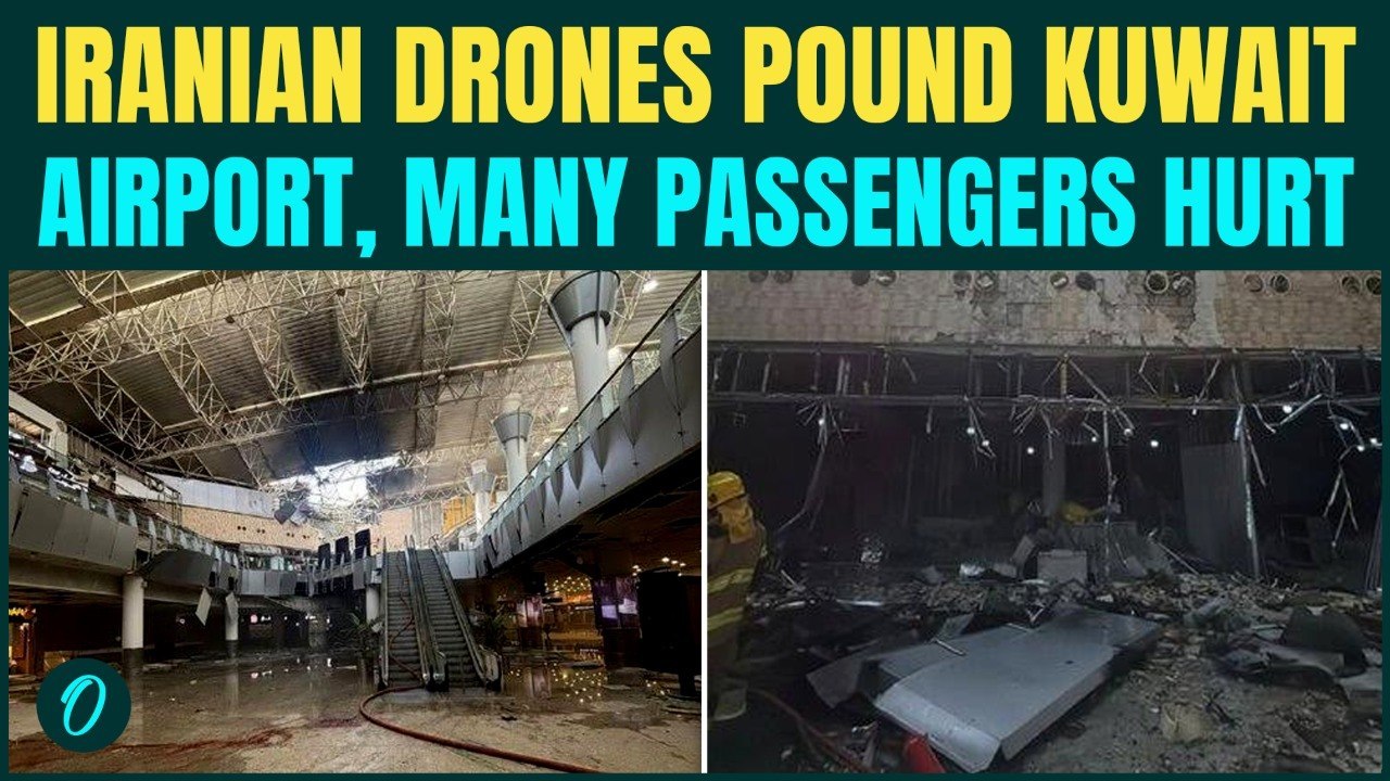 Iran BOMBS Kuwait Airport BREAKING: Many Passengers Injured, Building DAMAGED | SHOCKING Visuals