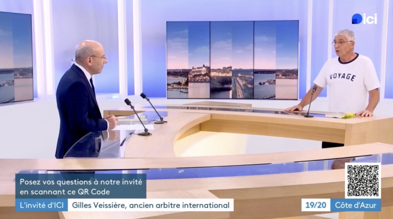 Interview de Gilles Veissière sur France 3 Côte d' Azur