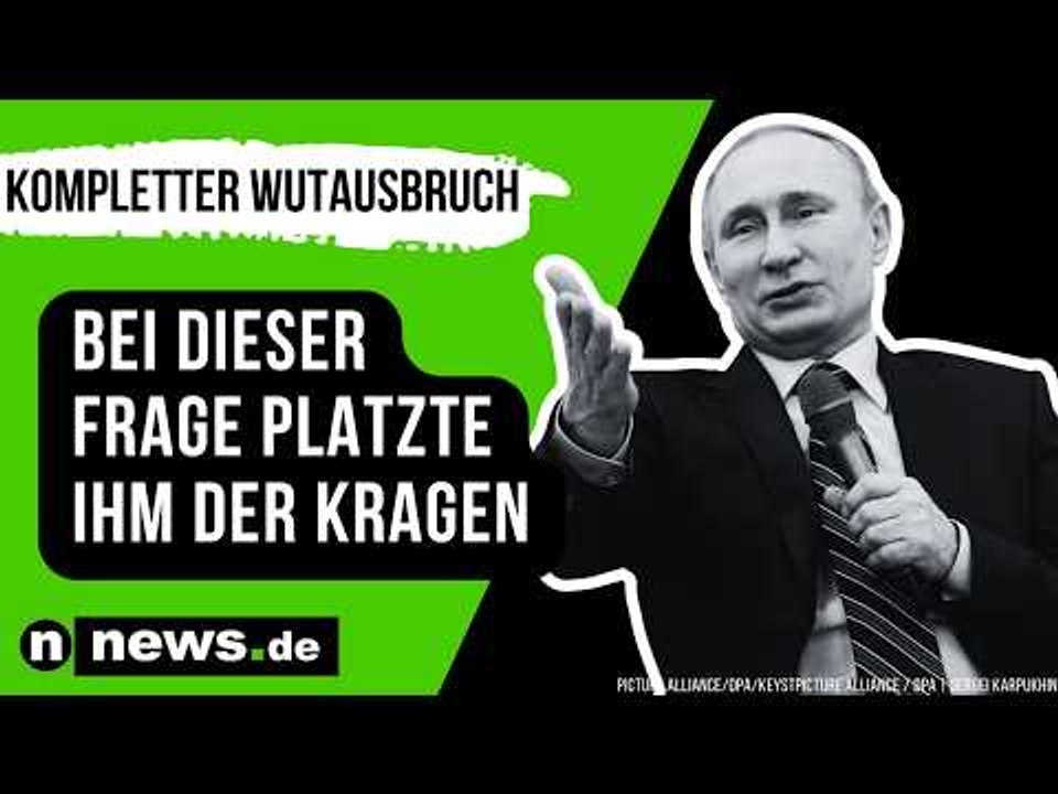 Wladimir Putin: Wutausbruch während Pressekonferenz - bei dieser Frage platzte ihm der Kragen