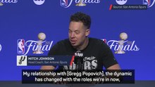 Johnson hails 'valuable' relationship with Gregg Popovich