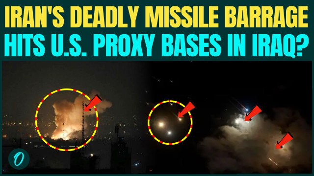 Iran BOMBS U.S.-Proxy Bases In Iraq? Massive EXPLOSIONS Rock Erbil| CHILLING FOOTAGE