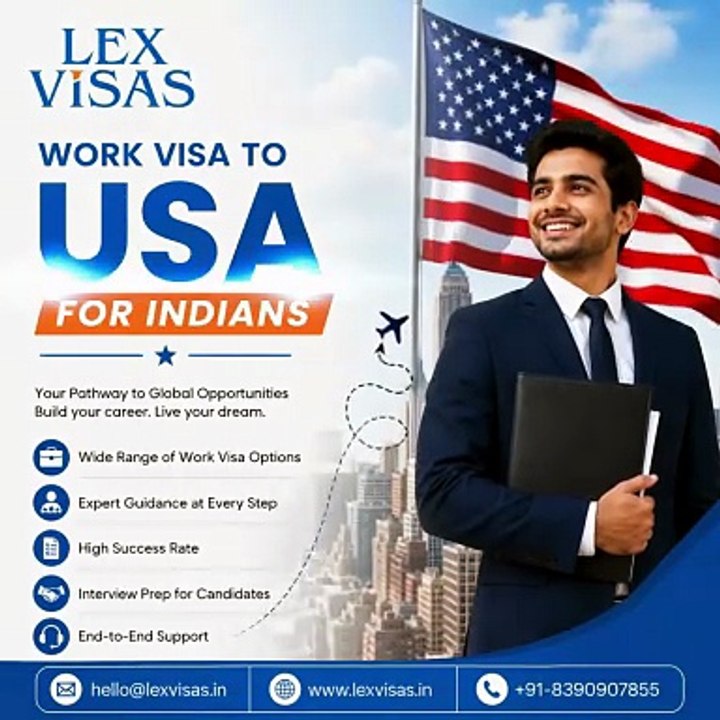 Work Visa to USA for Indians | USA Work Visa Consultants in India | Lex Visas