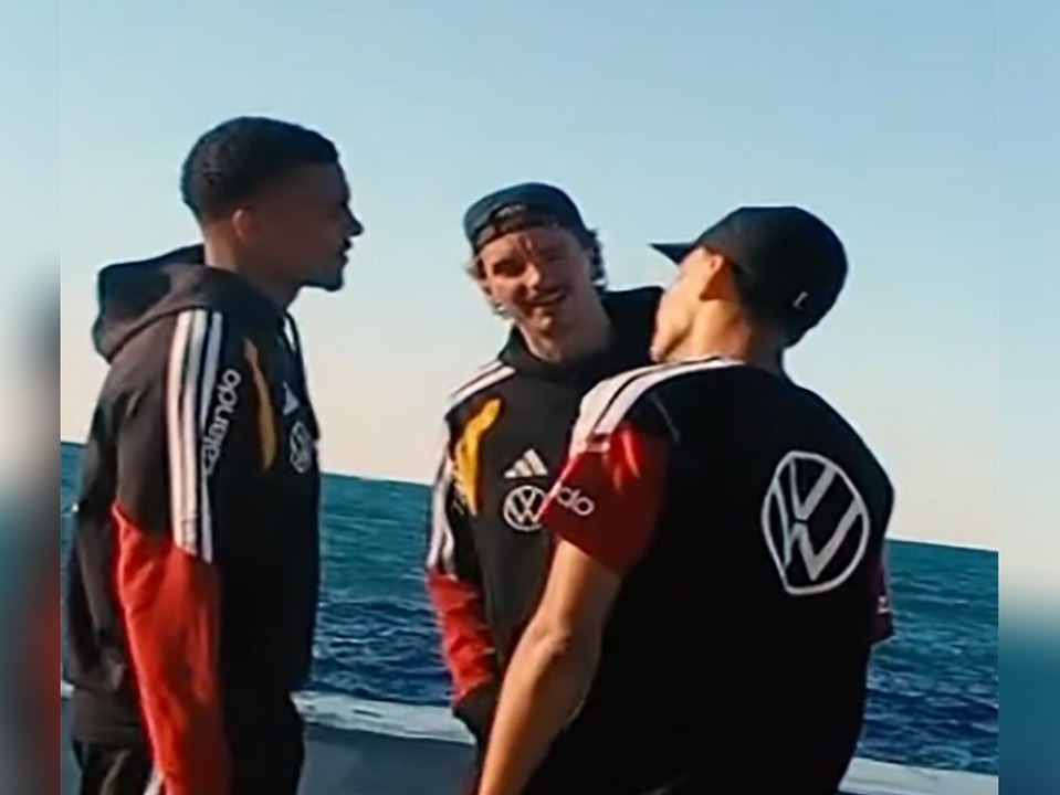 DFB-Team geht nach Ankunft in den USA an den Strand