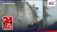 Bumabagsak na mga bato at alikabok, pinangangambahan sa isang highway sa Cebu | 24 Oras