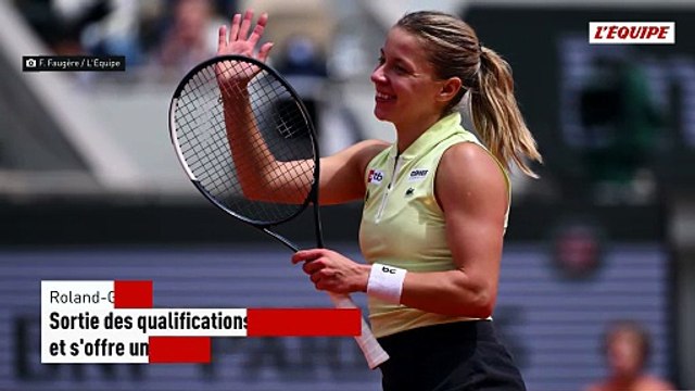 Sortie des qualifications, la 114e mondiale Maja Chwalinska crée l'exploit et s'offre une première demi-finale à Roland-Garros - Roland-Garros (F)