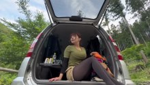 Peaceful Solo Camping Night with Cozy Campsite Atmosphere