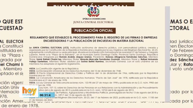 Llevan a justicia a JCE por prohibición de encuestas