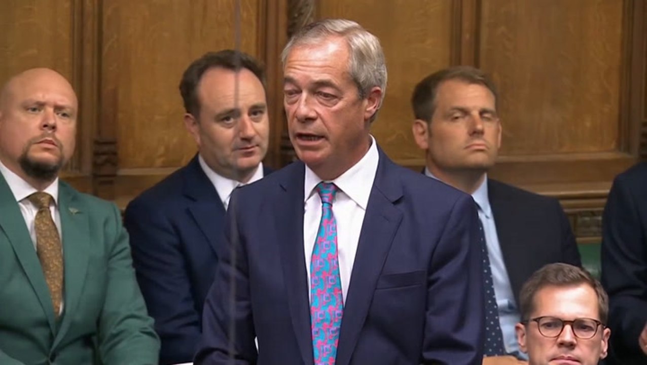 MPs erupt as Nigel Farage claims Britain dealing with two-tier policing after Henry Nowak murder: ‘Condemn the violence’
