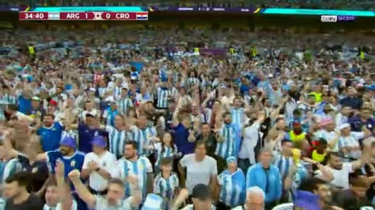 Argentina y Croacia | Messi de Argentina llega...