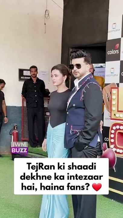 Karan Kundrra, Tejasswi Prakash and Arjun Bijlani spotted on sets of Laughter Chefs