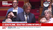 Guerre au Liban: Sébastien Lecornu interpellé par Boris Vallaud, président du groupe socialiste à l'Assemblée