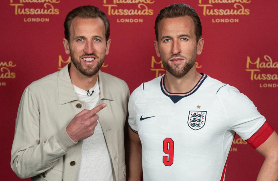 Harry Kane waxwork unveiled at Madame Tussauds London