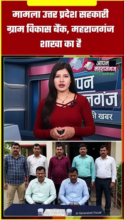 महराजगंज में घूसखोरी का भंडाफोड़! 20 हजार लेते बैंक कर्मचारी गिरफ्तार