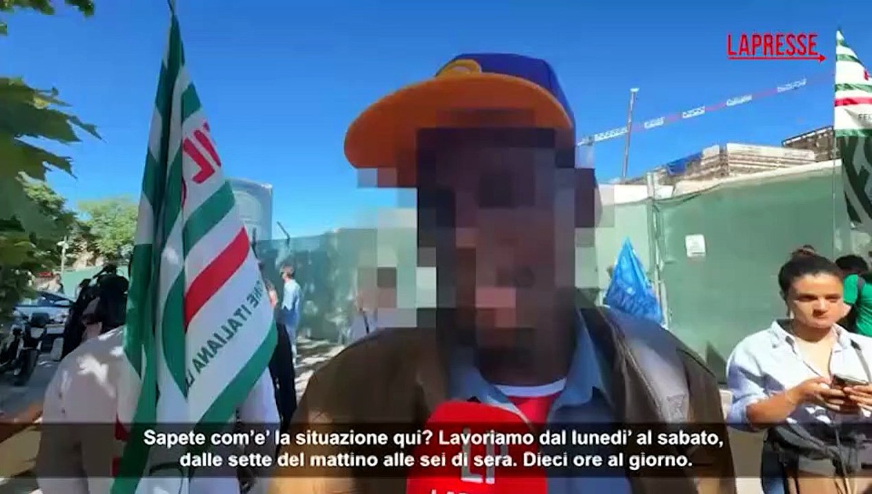 Caporalato, operaio keniota: "Al cantiere del consolato Usa a Milano la paga reale era 2 euro l?ora"