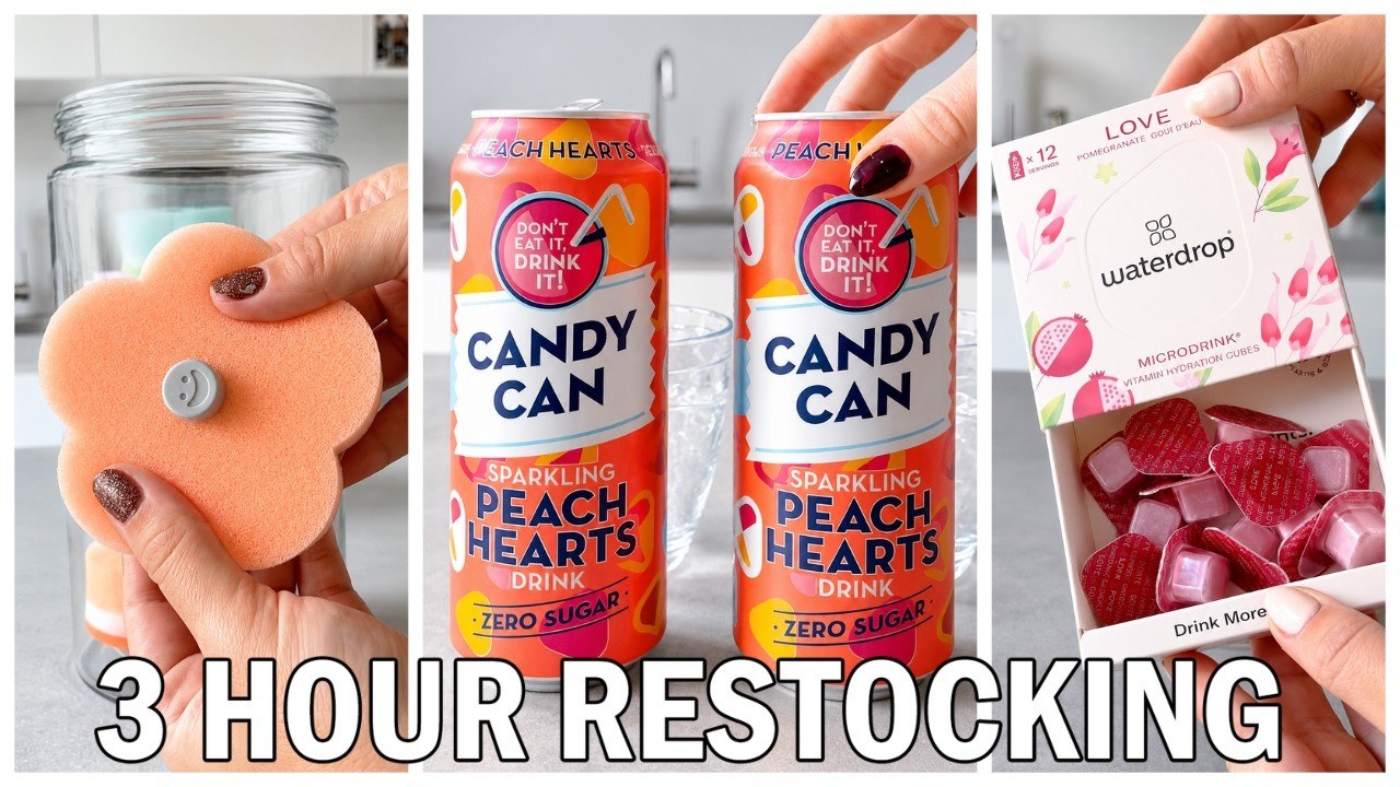 3 Hours of Satisfying Restocking ASMR ✨| Fridge, Store & Shelf Restocking for Sleep