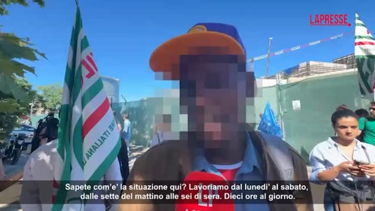 Caporalato, operaio keniota: «Al cantiere del consolato Usa a Milano la paga reale era 2 euro l’ora»