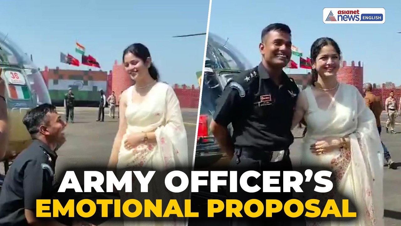 Nashik: Army Captain Turns Passing Out Parade Into a Fairytale Proposal
