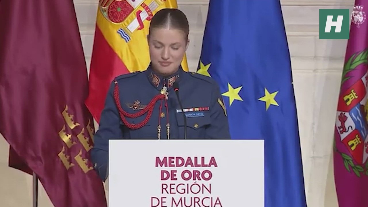 El gran día murciano de la princesa Leonor