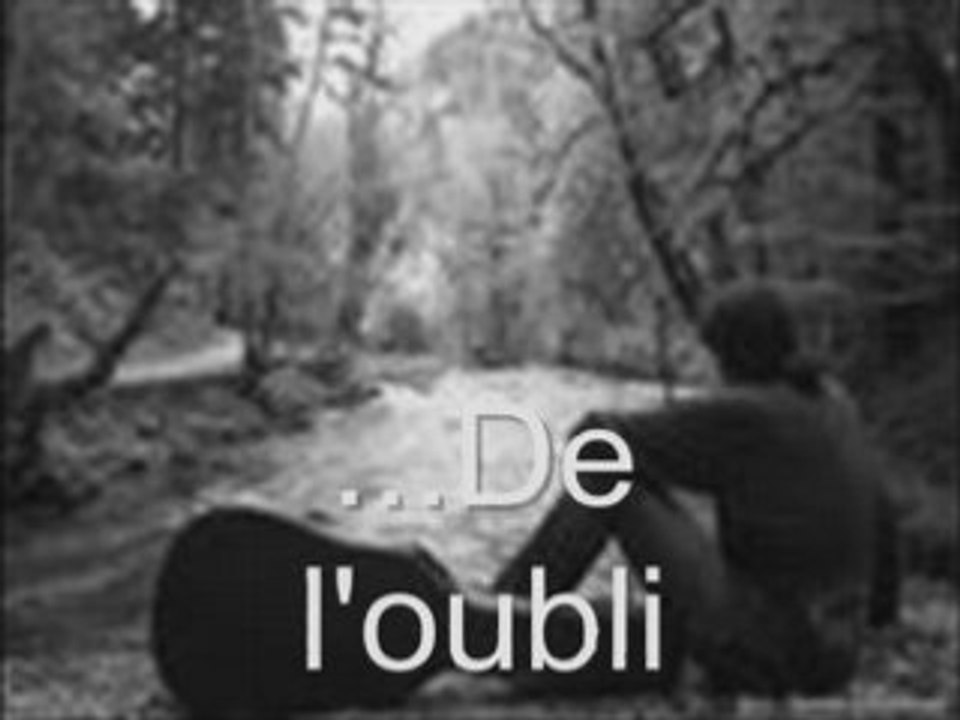 De l'oublie