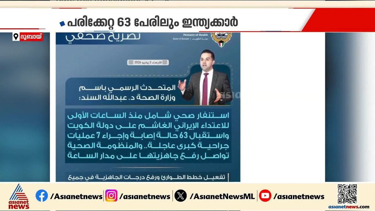 കുവൈത്ത് വിമാനത്താവളത്തിന് നേരെയുള്ള ആക്രമണത്തി...