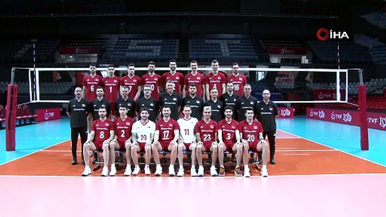 A Milli Erkek Voleybol Takımı, VNL öncesi medya günü gerçekleştirdi | Ajansspor | IHA