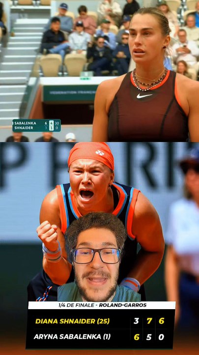 ARYNA SABALENKA A COMPLÈTEMENT CRAQUÉ FACE À DIANA SHNAIDER