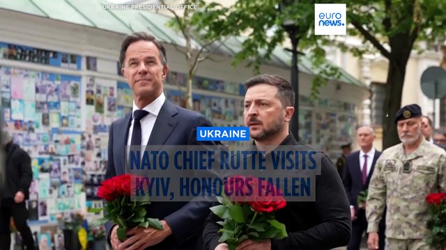 NATO chief Rutte arrives in Kyiv on unannounced visit, Ukrainian officials say