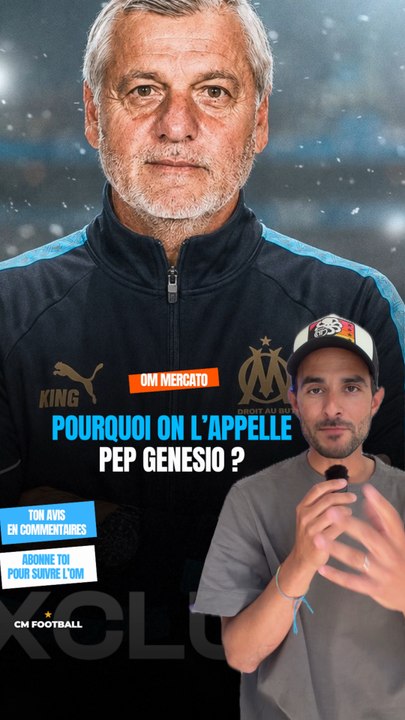 🔵 Bruno Pep Genesio arrive à l’OM ! 🔵⚪️ Vous kiffez ? 👇