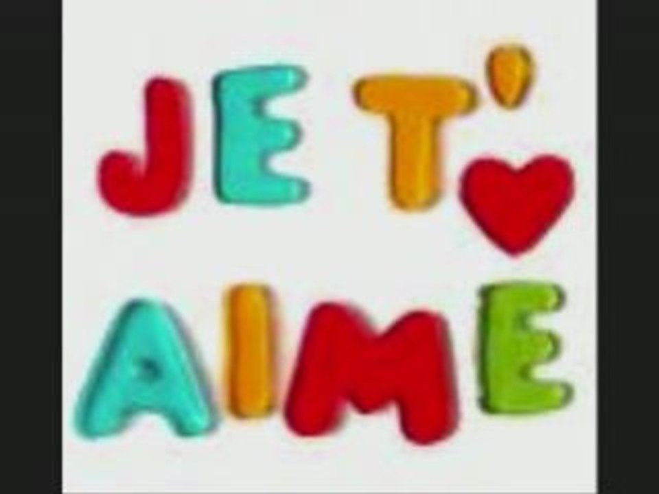 Je t'aime