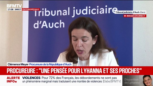 Lyhanna: la procureure d'Auch indique qu'une nouvelle plainte pour viol sur mineur visant le suspect a été déposée ce matin