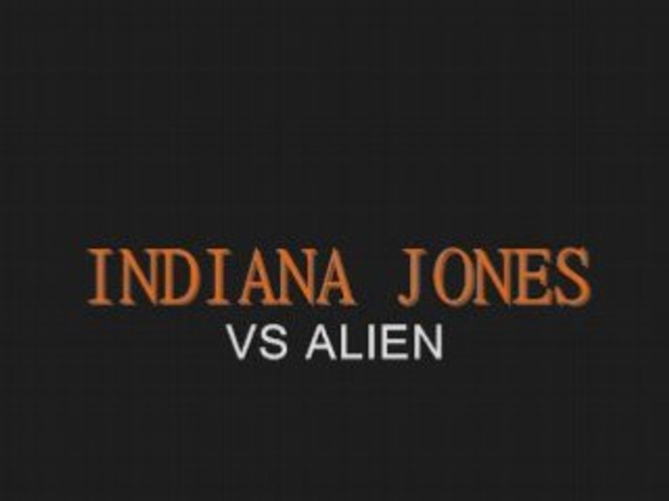 teaser de INDIANA JONES VS ALIEN
