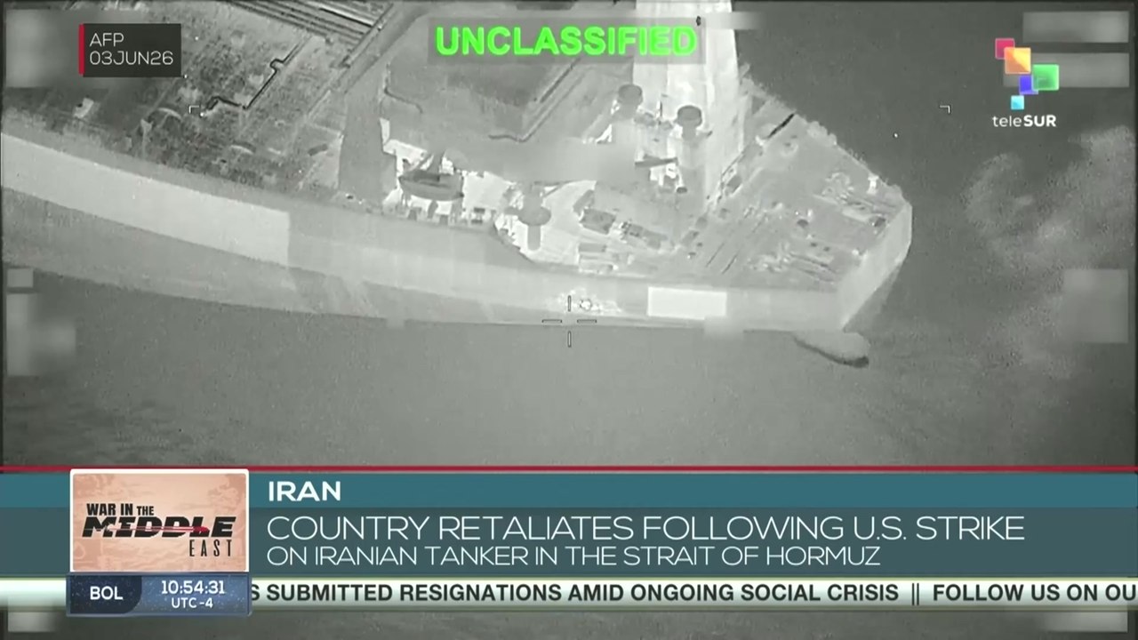 Iran retaliates following U.S. strike on Iranian tanker in the Strait of Hormuz