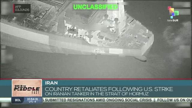Iran retaliates following U.S. strike on Iranian tanker in the Strait of Hormuz