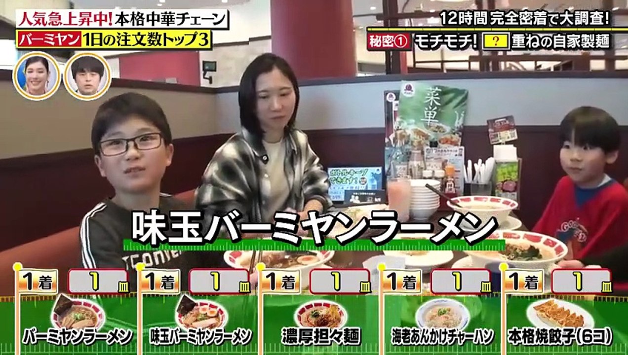 バカリズムのちょっとバカりハカってみた！ バーミヤンが今熱すぎる完全密着でチェーン常識覆す衝撃...