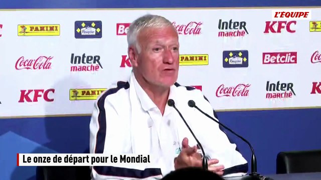 Didier Deschamps : « Évidemment que j'ai mon onze pour France-Sénégal dans ma tête... » - Foot - Coupe du monde - Coupe du monde 2026