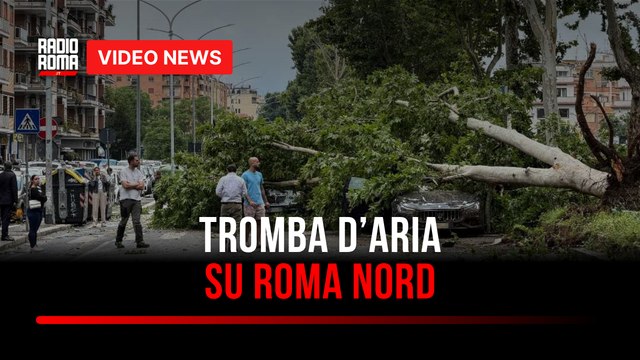 Roma nella morsa del maltempo: tromba d’aria su Montesacro, alberi abbattuti e traffico in tilt