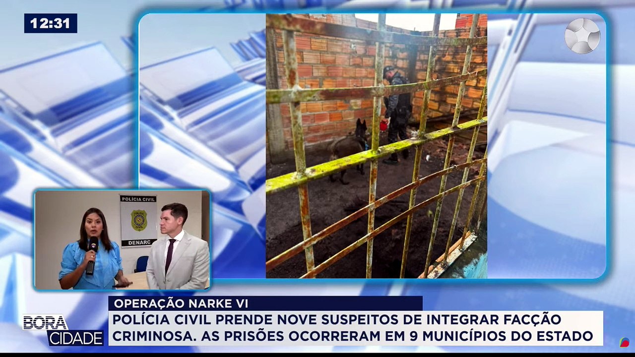 Denarc - prisão de 9 suspeitos por trafico de drogas