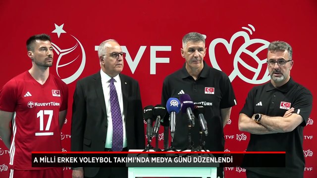 A Milli Erkek Voleybol Takımı, FIVB Milletler Ligi öncesinde basınla buluştu