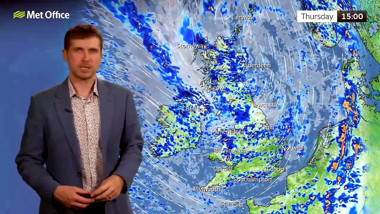 Met Office Wednesday Evening Weather Forecast 03/06/26