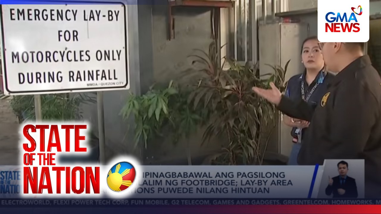 Mga tunnel at ilalim ng footbridge, silungan ng riders tuwing umuulan kahit bawal | SONA