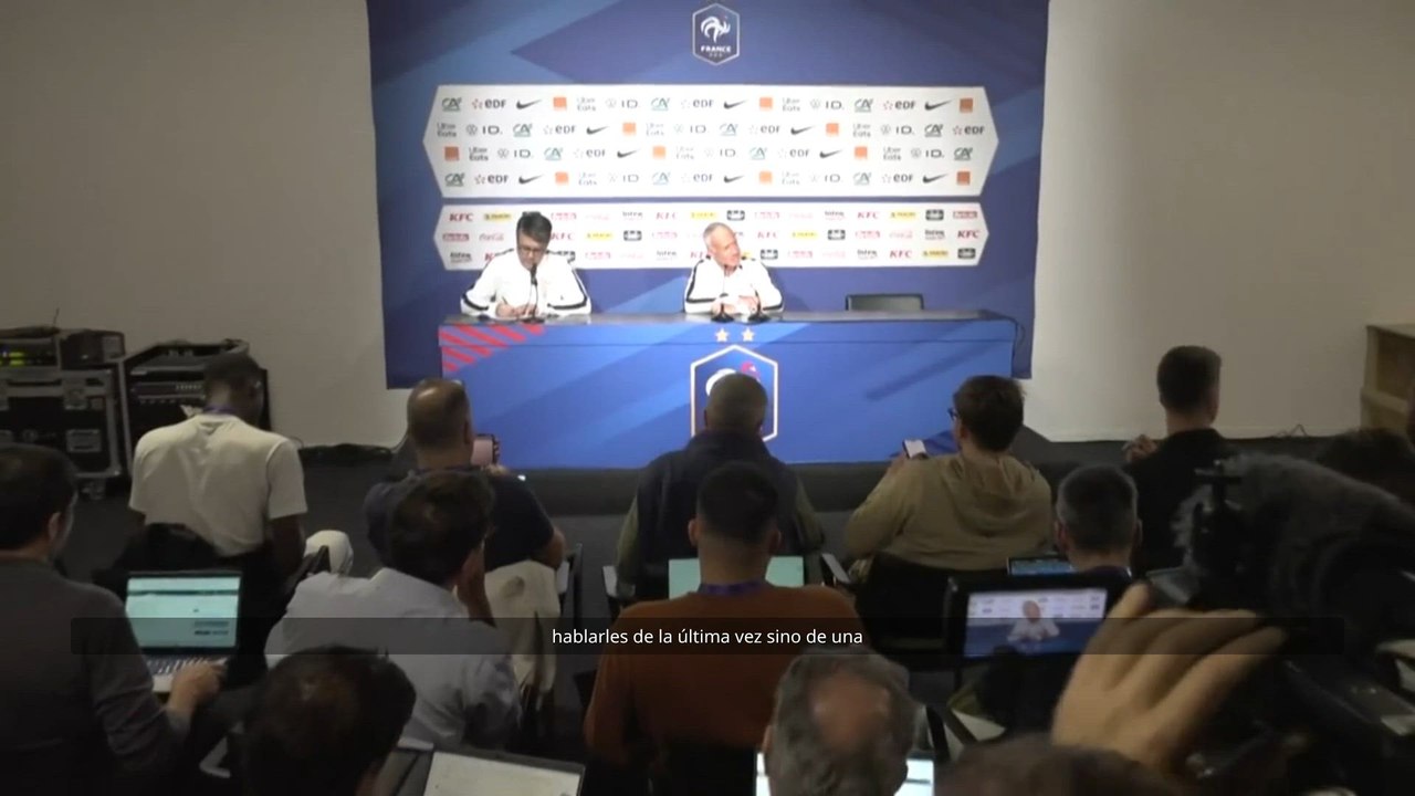 Rueda de prensa Deschamps