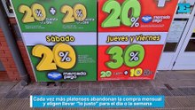 Cada vez más platenses abandonan la compra mensual y eligen llevar “lo justo” para el día o la semana